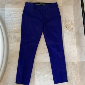 Banana Republic Royal Blue Cropped Ankle Pants